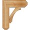 Ekena Millwork Imperial Craftsman Rough Sawn Bracket w/ Offset Brace, Western Red Cedar, 8"W x 22"D x 26"H BKT0806X22X26IMP04RWR - alternate 4